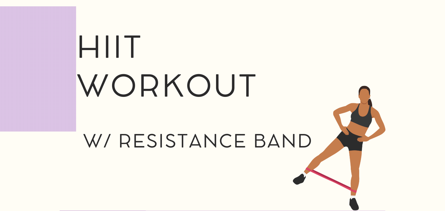 HIIT Workout with resistance band