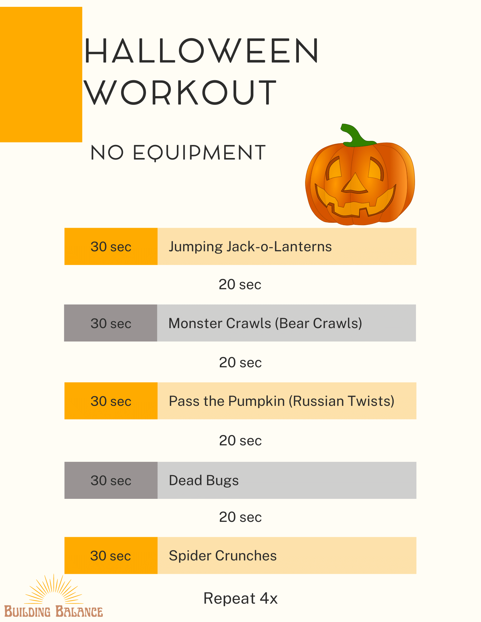 Halloween Workout