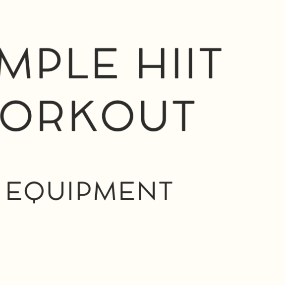 Simple HIIT Workout