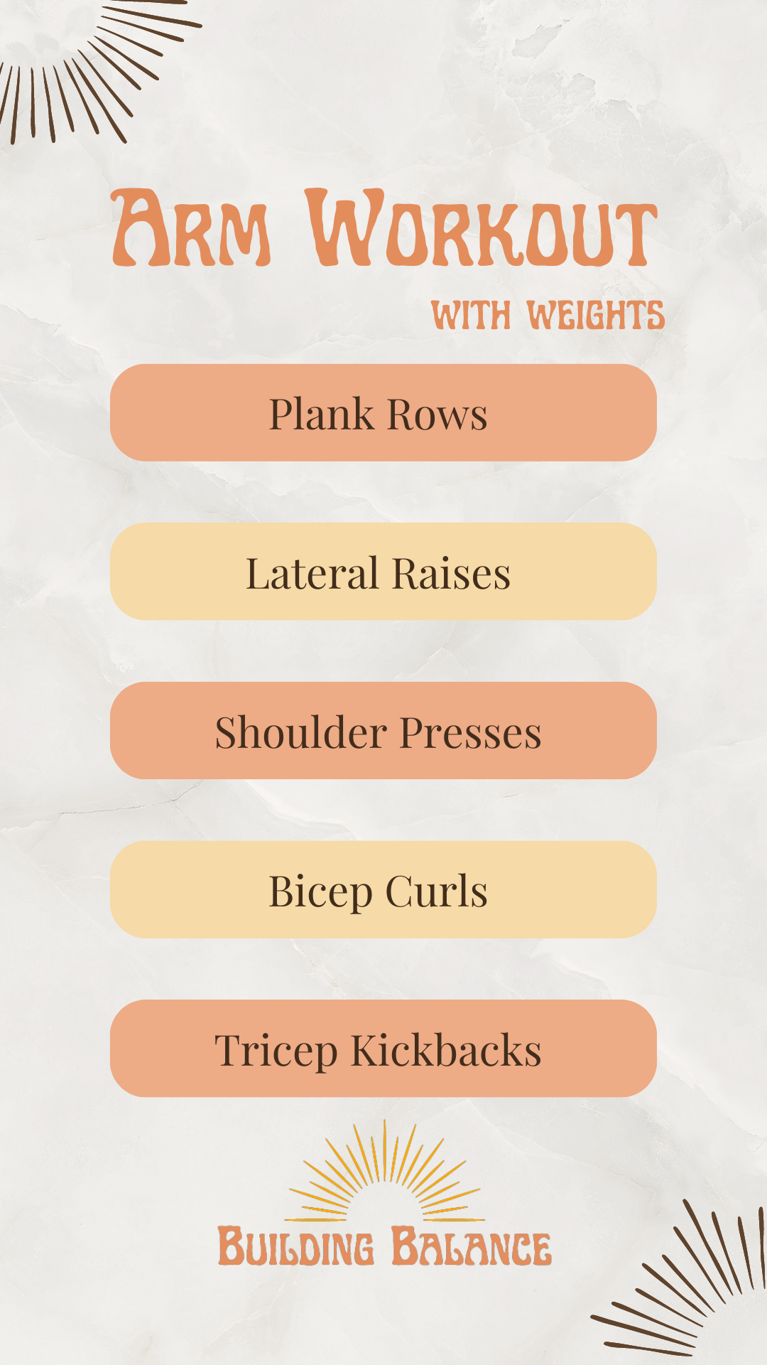 Arm Workout with weights