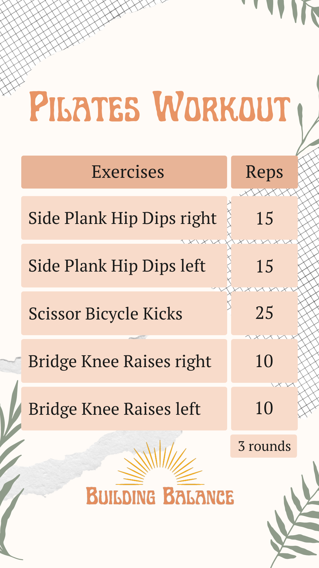 Pilates Workout