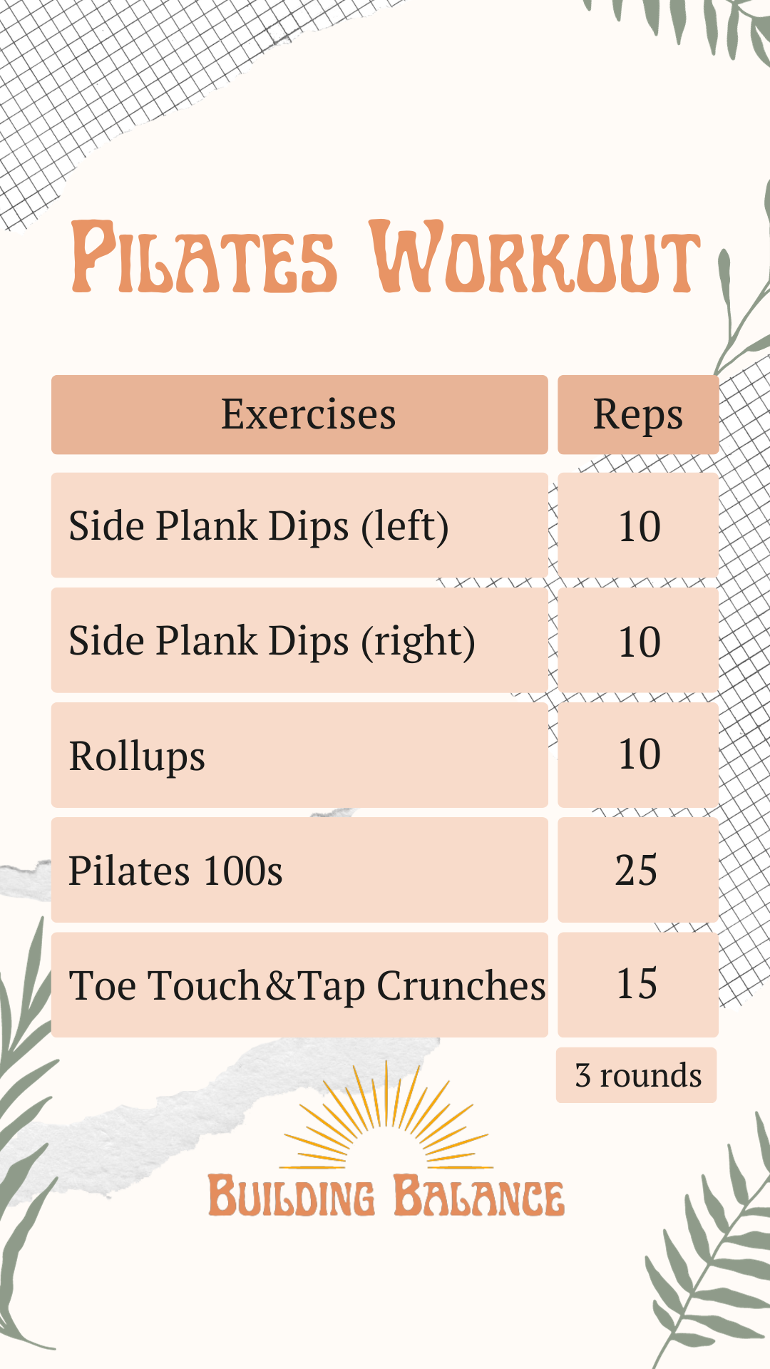 Pilates Workout