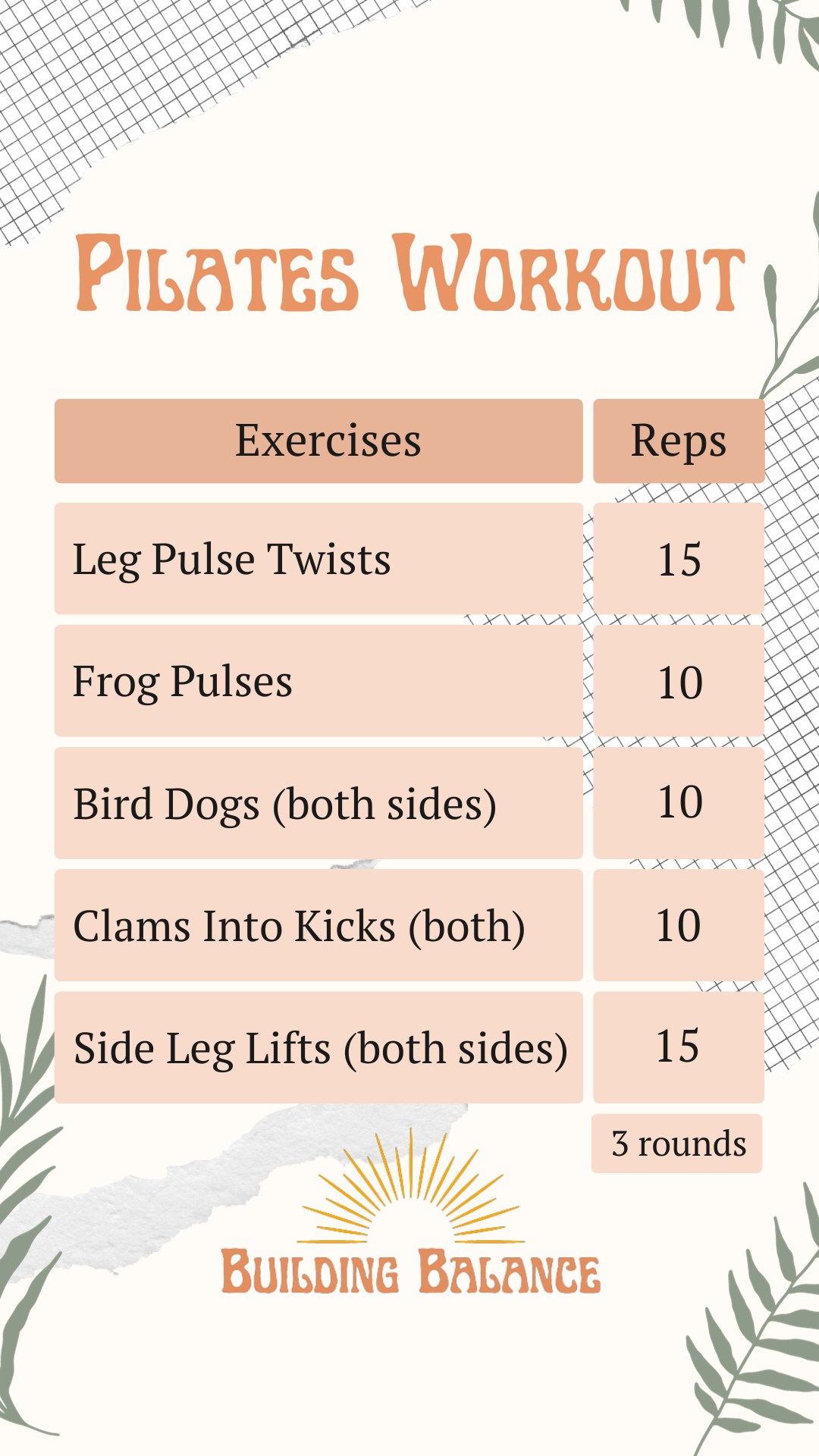 Pilates Workout